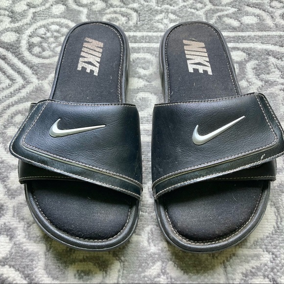 mens nike slides with velcro